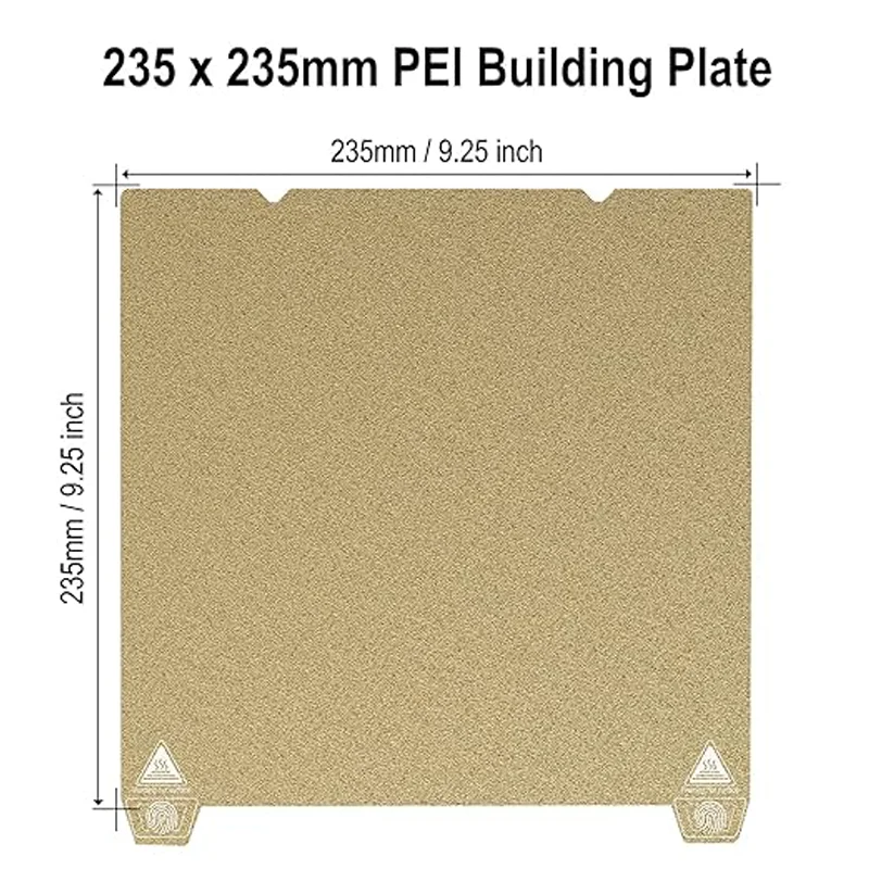 Creality Ender 3 V3 KE Buildplate 235x235mm Diamond PEO + Carbon Fiber PET Build Plate For K1 Spring Steel Plate Ender 3 S1