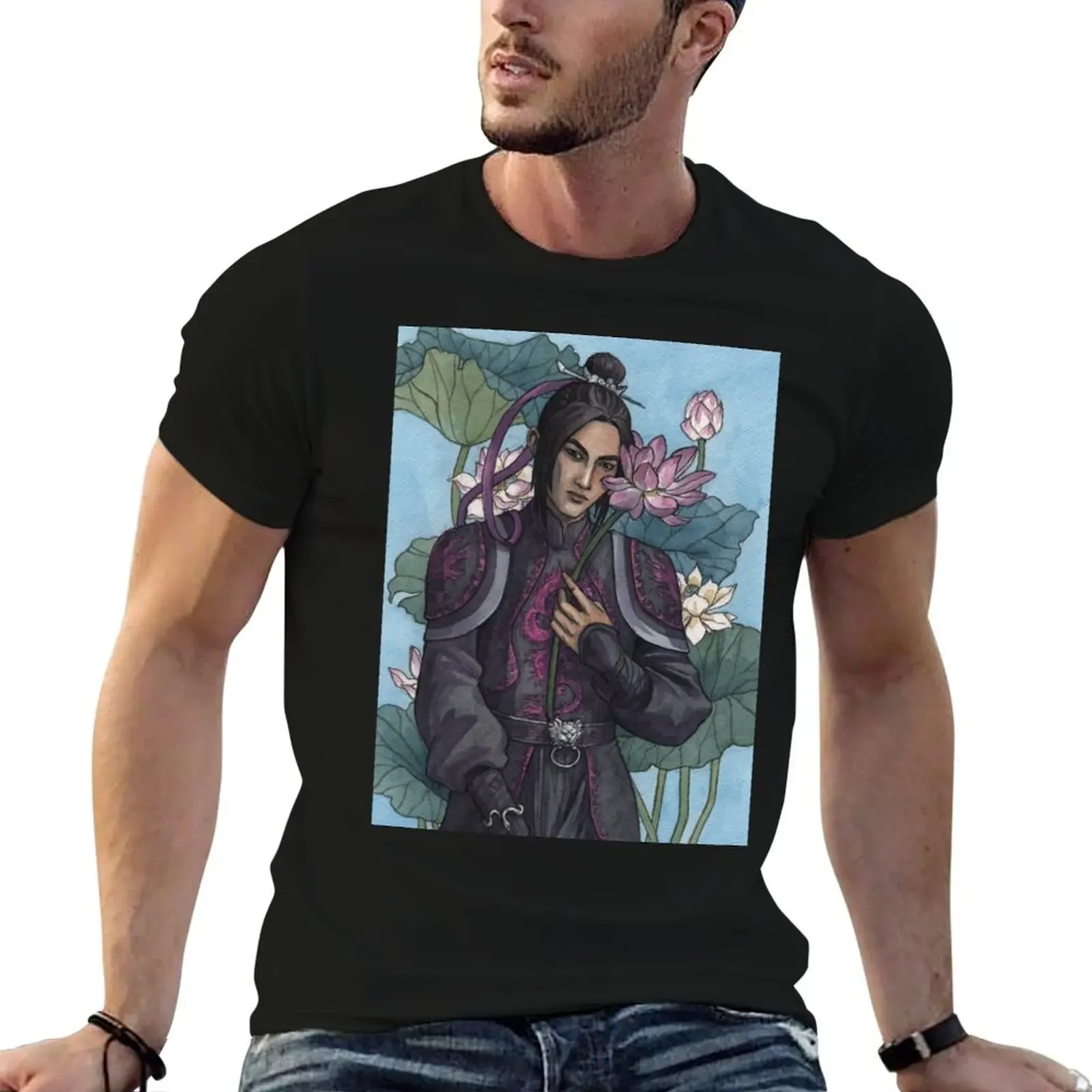 Jiang Cheng T-Shirt shirts graphic oversized t shirt men 100℅ cotton