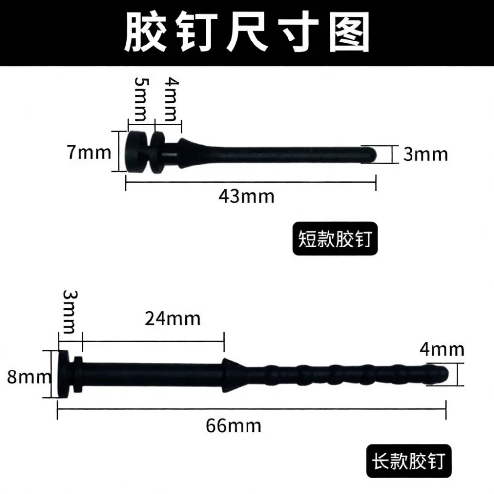 Universal Silicone Vibration Dampener Pins Fan Mounting Screws Silent Cooling Accessory For PC Case Parts