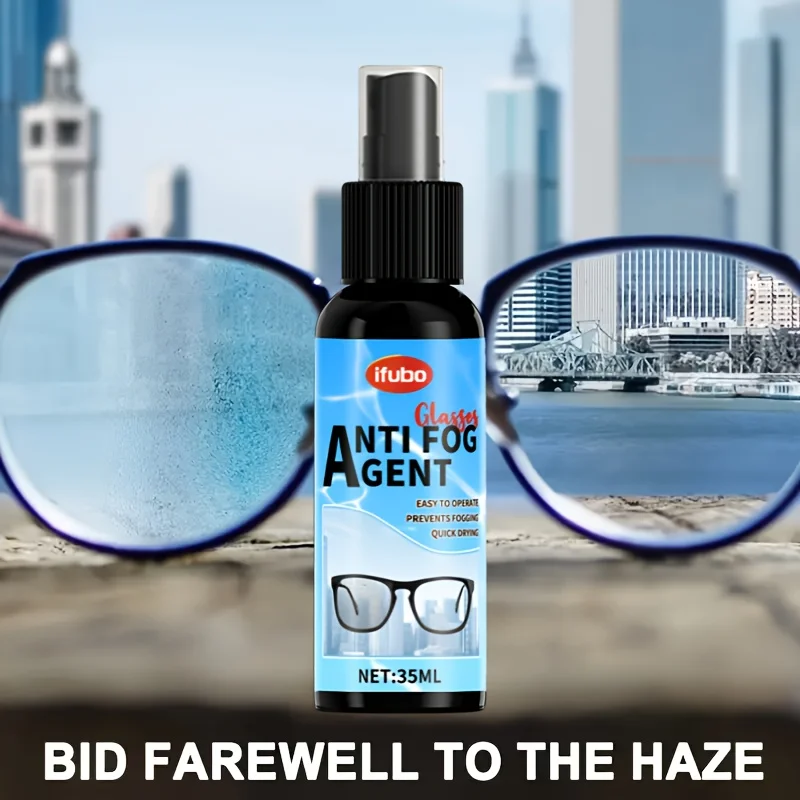 

IFUBO Новый противотуманный спрей для очков 35 мл — быстродействующий, долговечный, водонепроницаемый для дайвинга, плавания и зеркал.