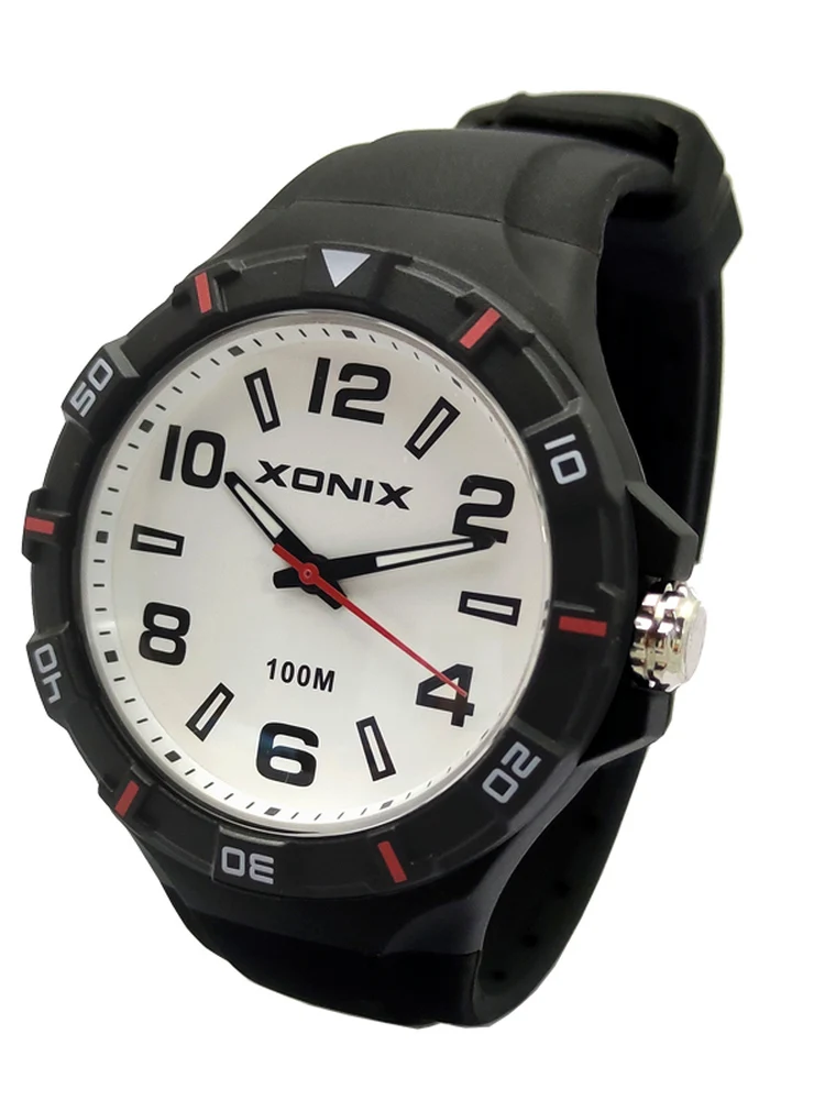 XONIX Precision Watch Men Student Examination Special Quartz Watch Fashion Simple Sports Waterproof 100M Pointer Watch CAG