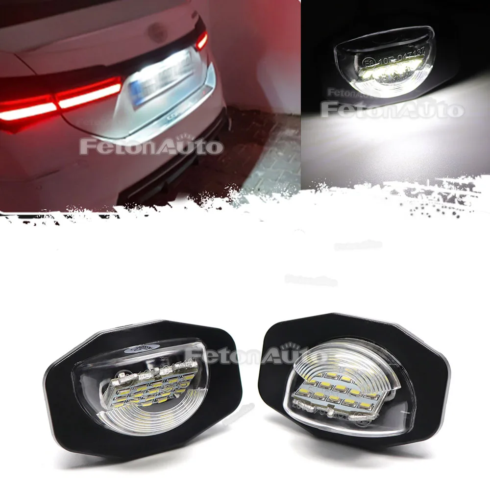 For Toyota Corolla Auris Alpha Sienna Wish Scion XB XD Urban 2pcs LED License Plate Lamp 12v LED License  Plate Lamp