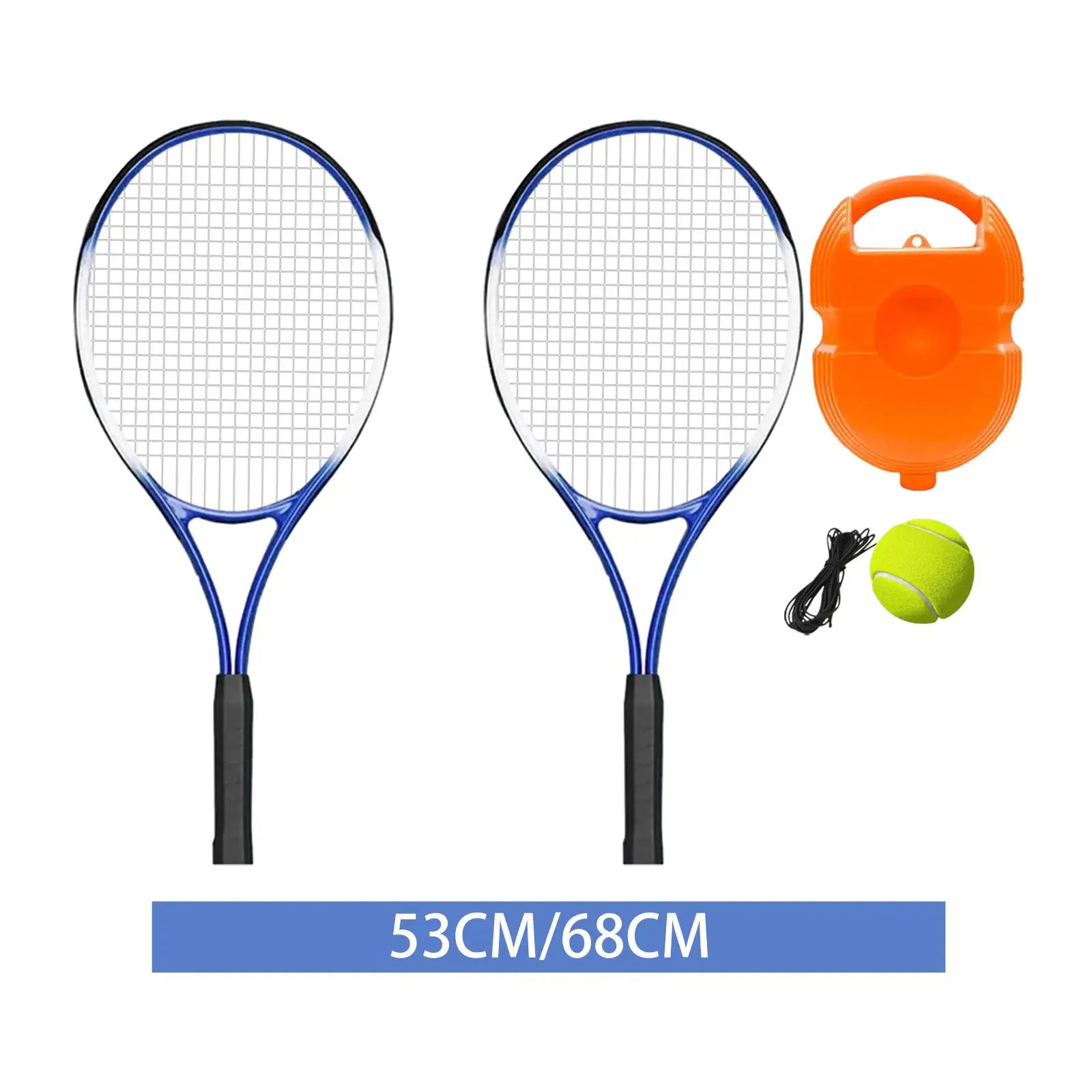 

Tennis Racquet Lightweight Tool Professional Tennis Racket for Solo Tennis Trainer for Backyard Self Practice Summer Gym Workout