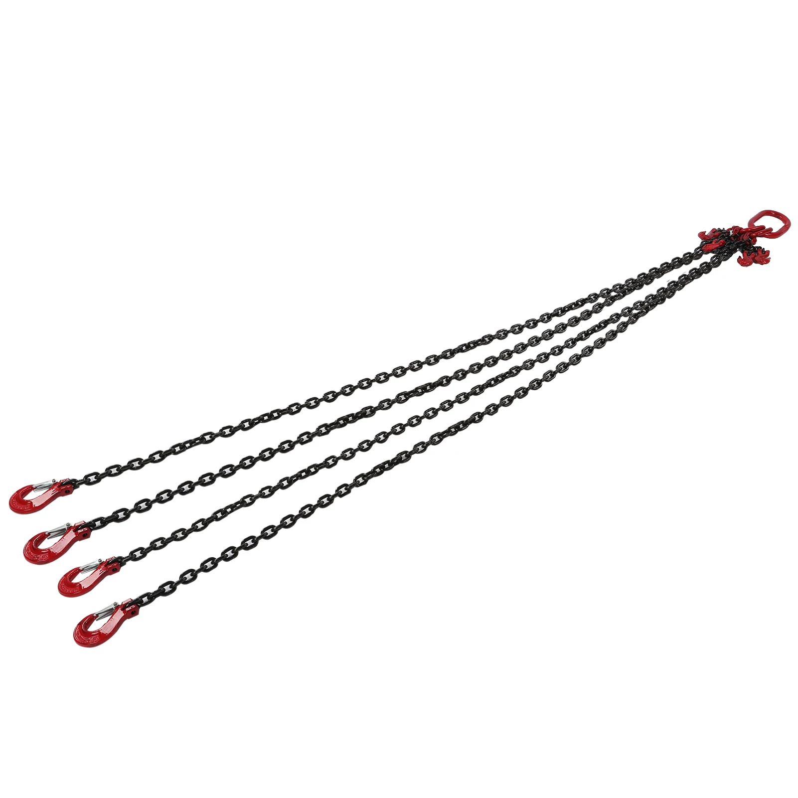 Crane Lifting Chain, Lifting Chain Sling, 2M, 1 Ton, 4 Hooks, 6mm Lifting Chain Sling, Chain Sling, Retractable