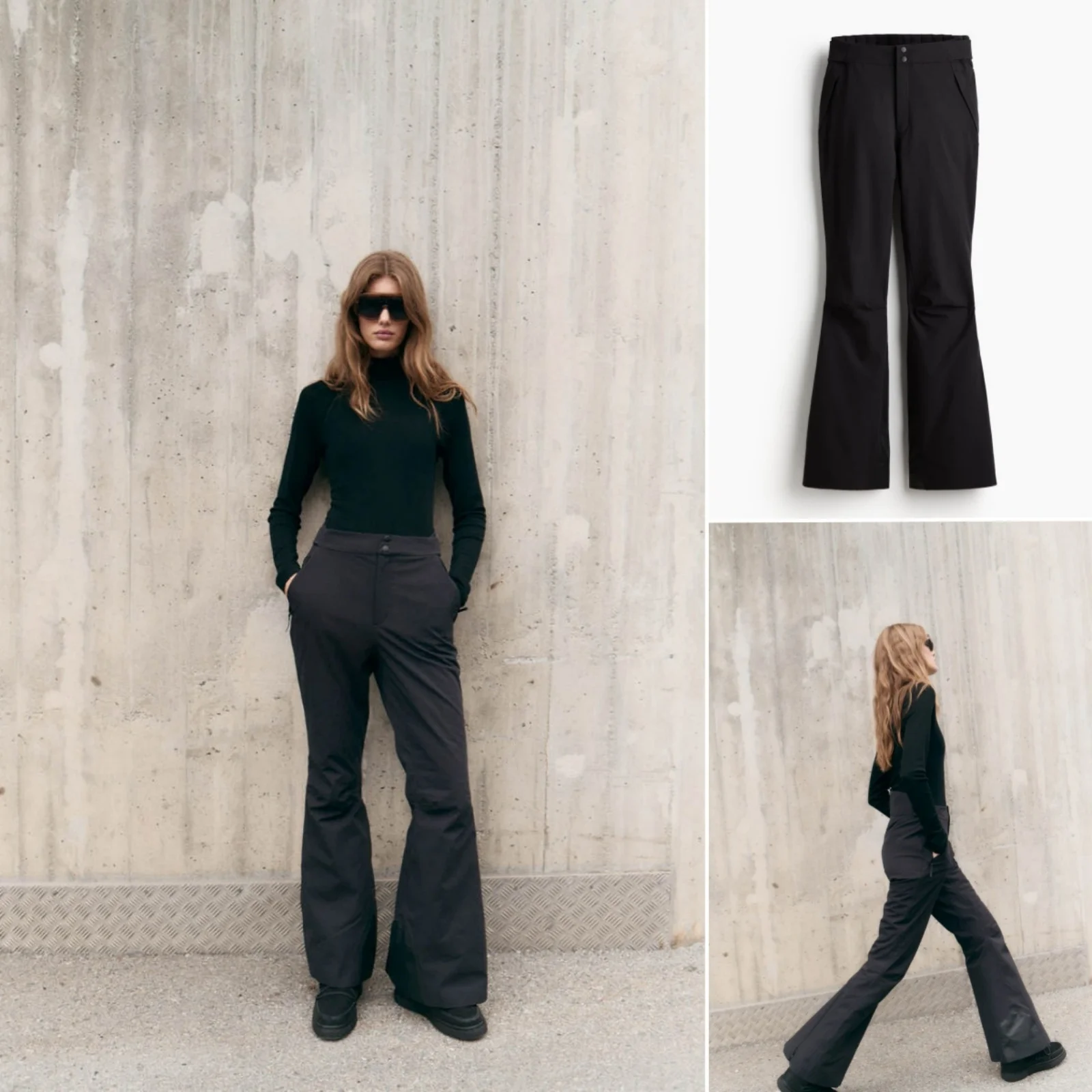 

Новые женские лыжные брюки на молнии, приталенные, с высокой талией, прямые, повседневные, из полиэстера