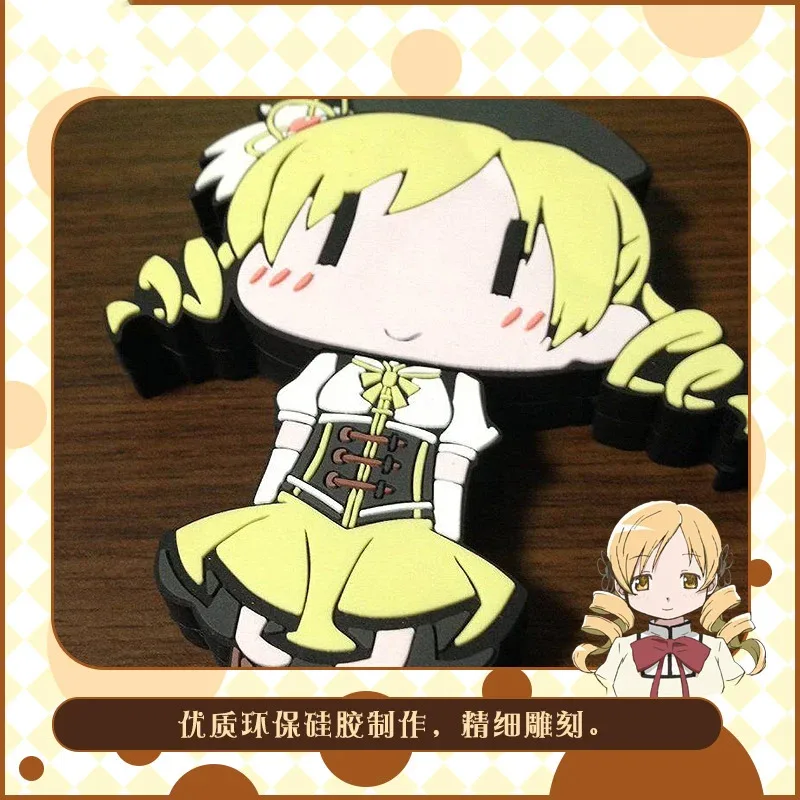 DY20Puella Magi Madoka Magica Tomoe Mami أنيمي تأثيري USB عصا محرك فلاش الذاكرة عصا تخزين تأثيري الدعائم اكسسوارات هدية