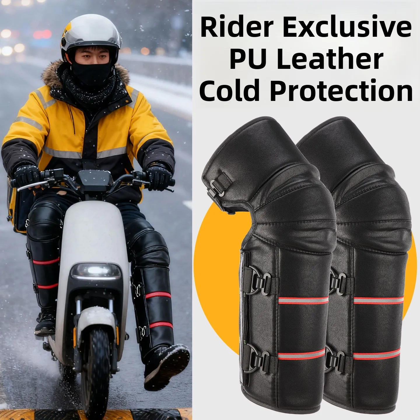 

Thiened наколенники для автомобиля, зимние ветрозащитные, теплые, водонепроницаемые, для мужчин и женщин, защитное снаряжение для очень гонщиков