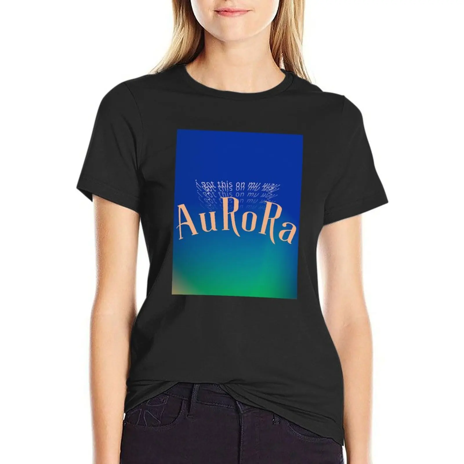 AuRoRa - ONEWE T-Shirt tops summer tops shirts graphic tees Women clothes