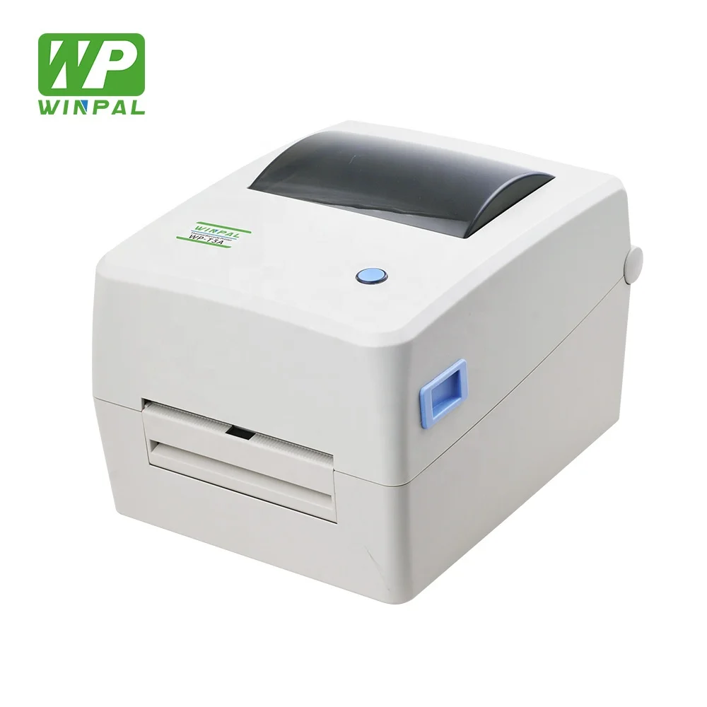 

Winpal WPT3A 4-Inch Desktop Thermal Transfer Printer USB 4x6 Shipping Barcode Label Printer For Warehouse Logistics