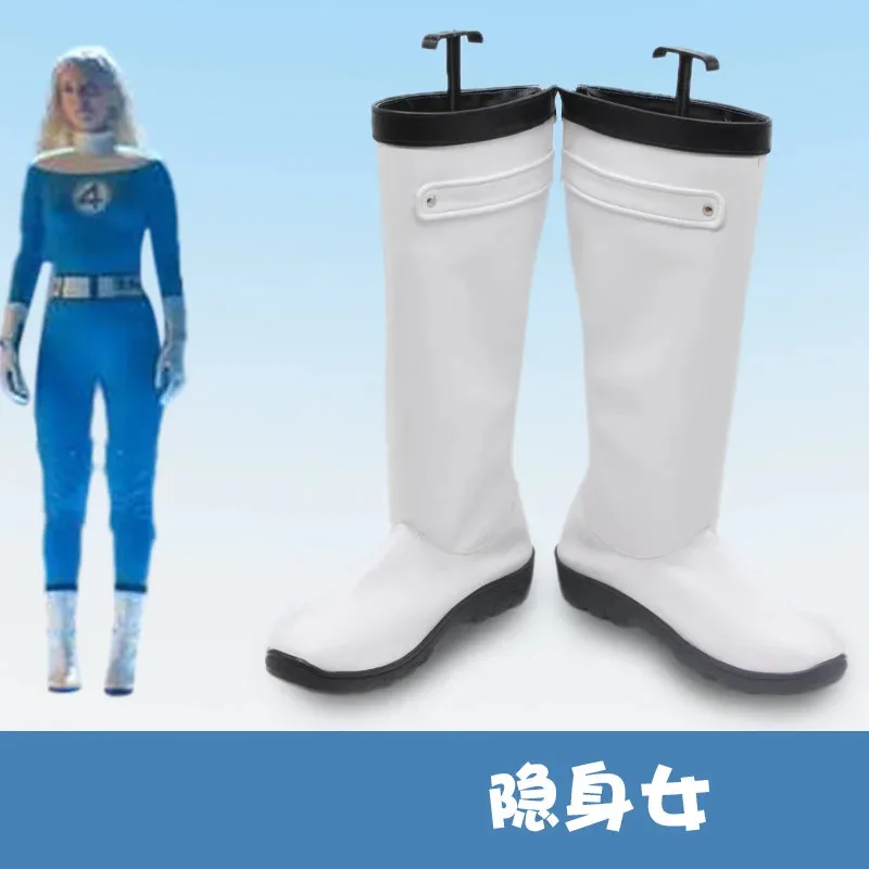 

Movie Fantastic Cosplay Four Superhero First Steps Invisible Woman Susan Storm Richards Cosplay Shoes Boots