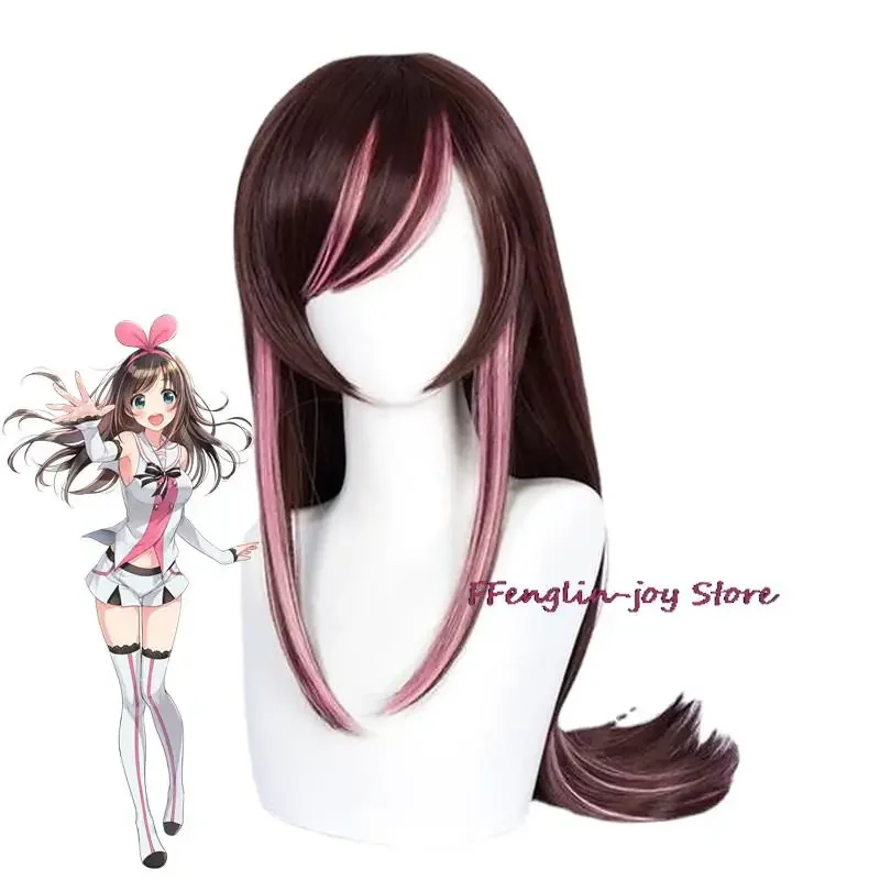 Vtuber YouTubers Ber virtual idol Kizuna AI channel cosplay costume wig sexy woman Anime Top shorts Halloween Lolita style Kawai