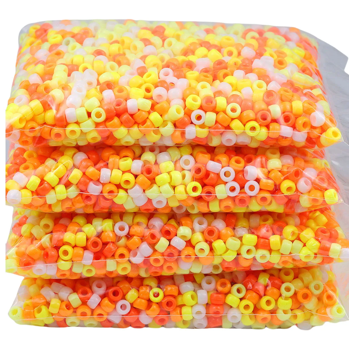 

6x9mm 1835pcs 500g Yellow Acrylic Mesoporous Beads Spacer Loose Beads for Jewelry Making DIY Bracelets Necklace Accessories