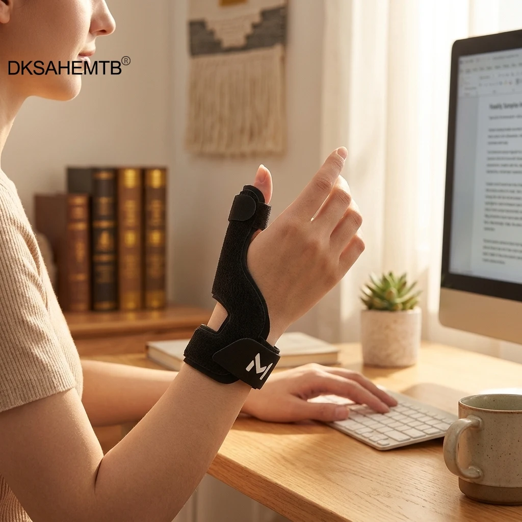 Stabilizing Thumb Spica Splint Breathable for Carpal Tunnel Arthritis Tendonitis Support Wrist Brace Office Work Sports Gear