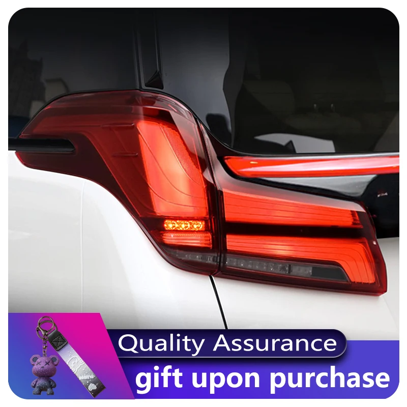 Car Styling For 2015-2022 Toyota Alphard Rear DRL Tail Lamp LED Brake Signal Taillights Auto Daytime running lights Accessories