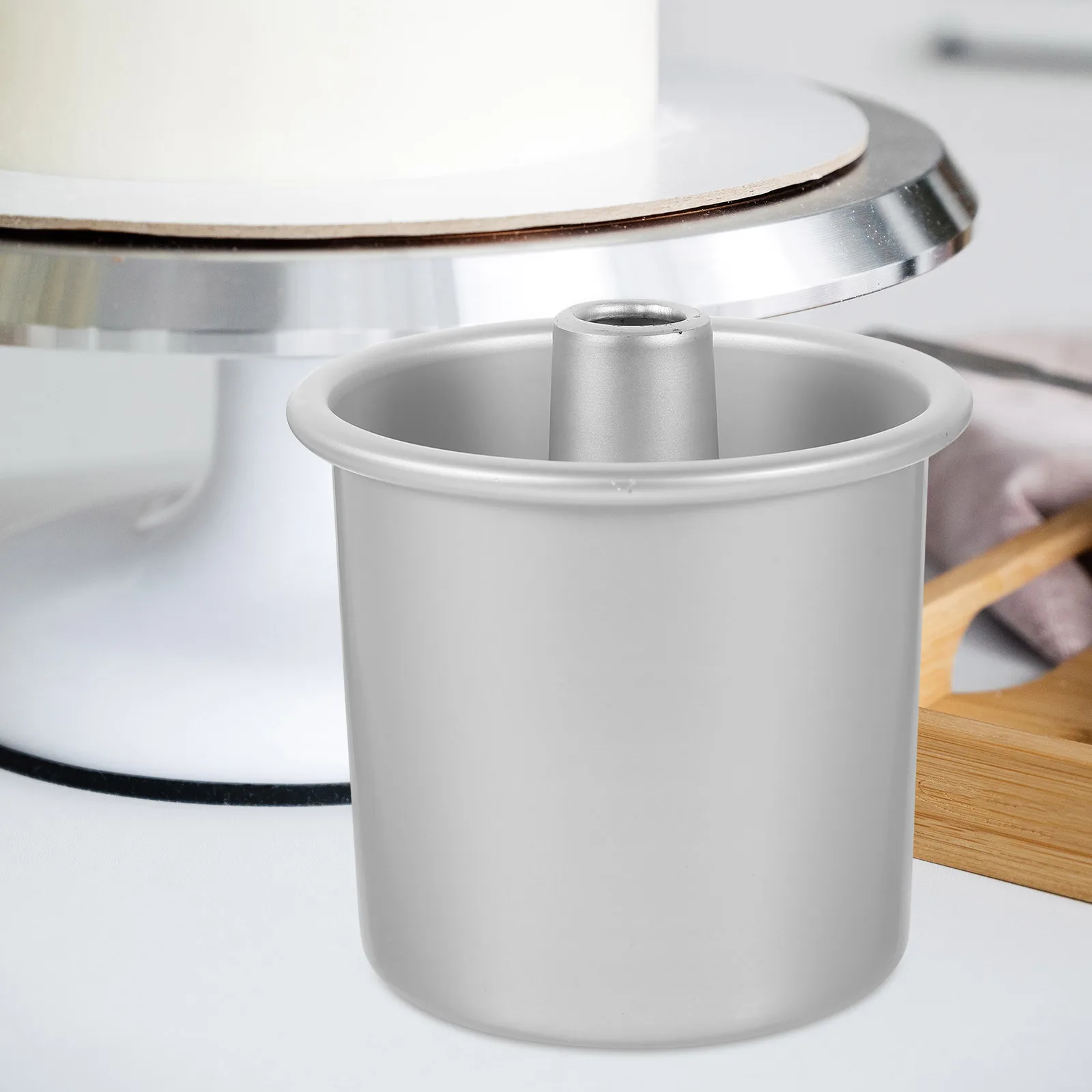 

1Set Nonstick Metal Cake Pan Aluminum Alloy Round Molds Detachable Bottom Safe Food Contact Oven Safe Cake Pan