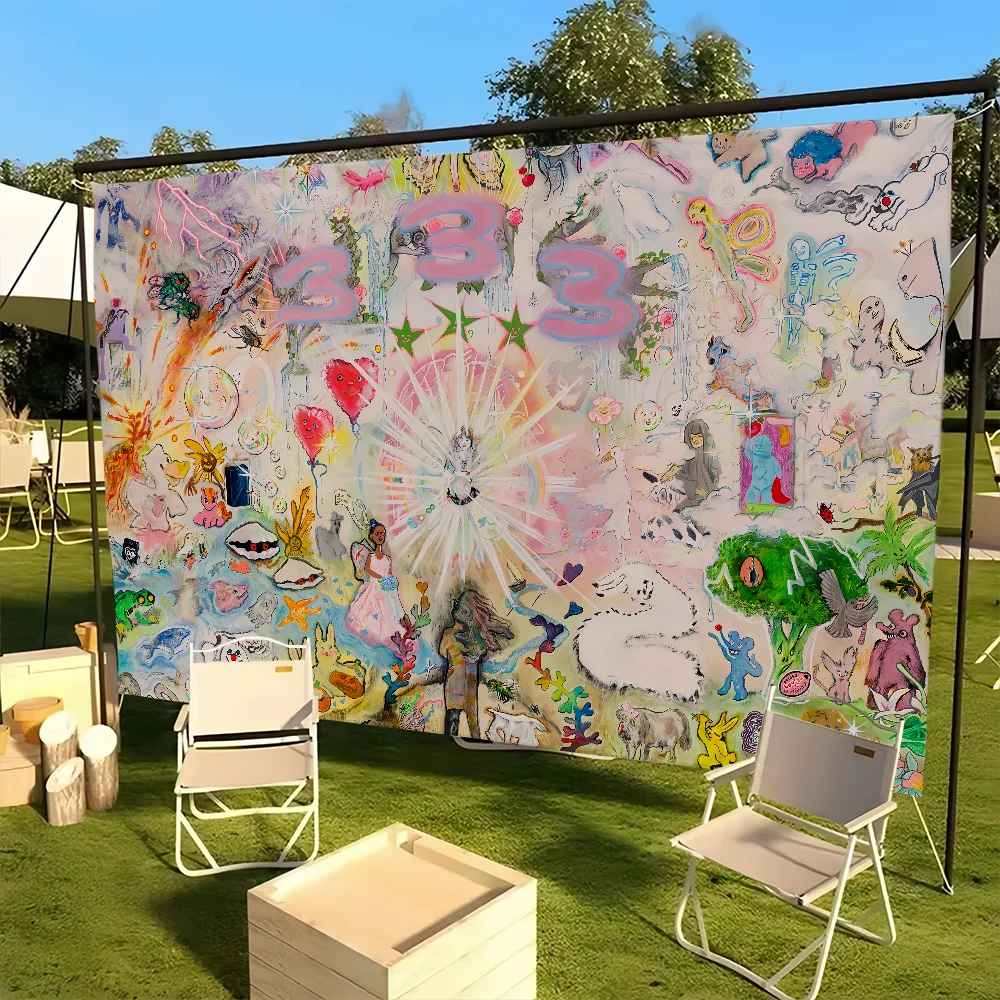 علم للعلوم الفنية غرفة الخيال السويدي ديكور المنزل جدار بليدي معلقة المغني ديكور المنزل راية