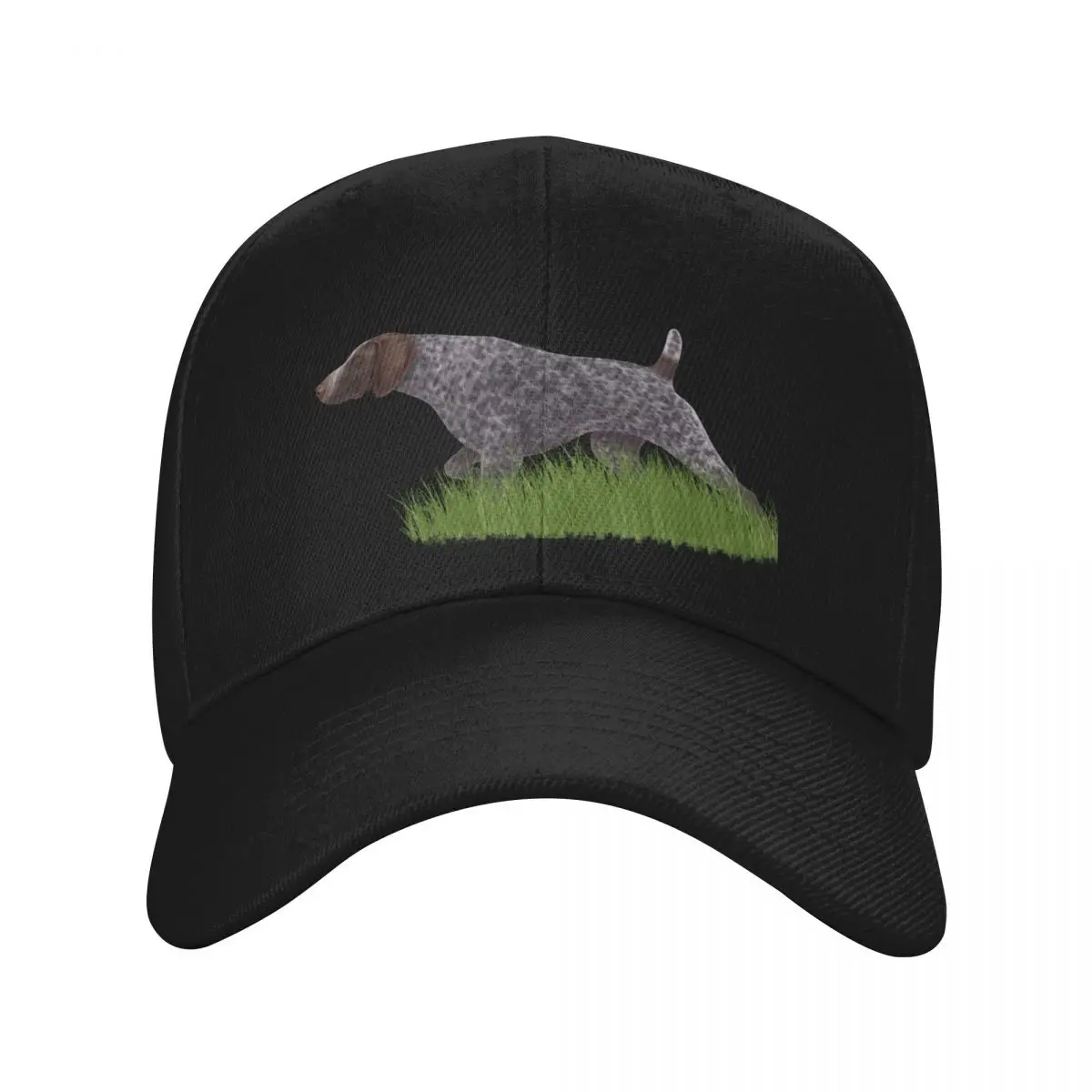 

german short hair pointer on point (Jake) Baseball Cap Unique hats Golf Hat Golf Wear Luxury Man Hat Men's Caps Women's