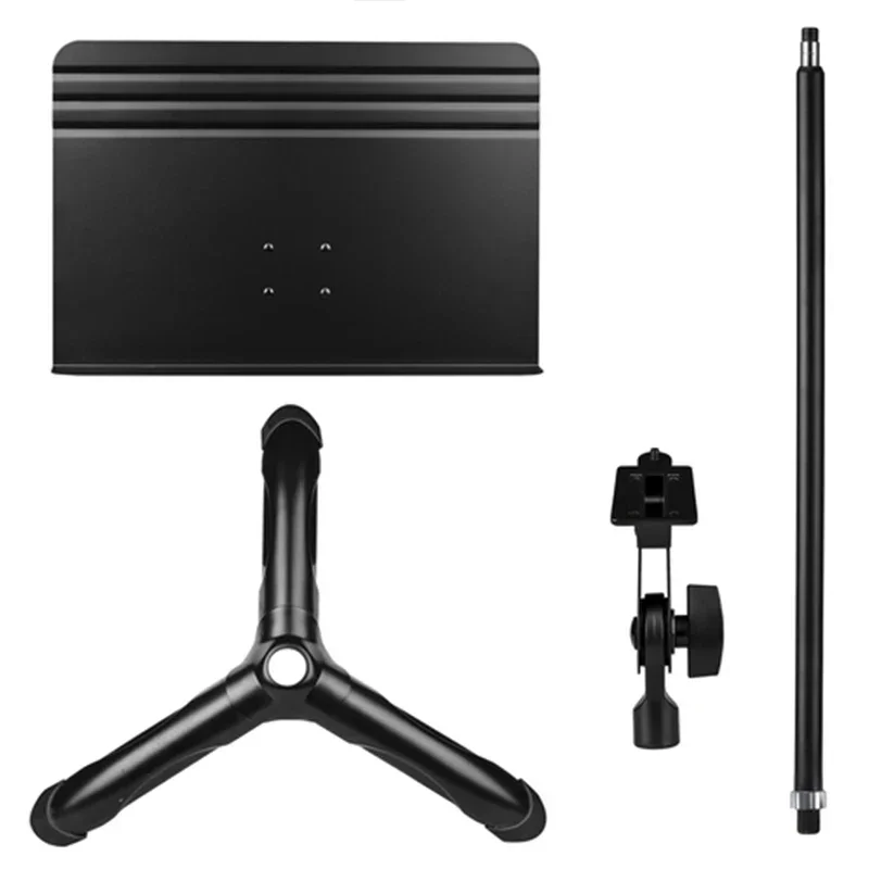 Flanger Retractable Metal Music Stand FL-18 Lightweight Removable Bracket for Guitar Violins Sheet Music Score Tripod Stand