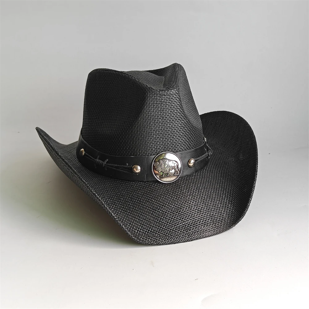 New Unisex Black Straw Cowboy - Cowboy Hat Straw review and price