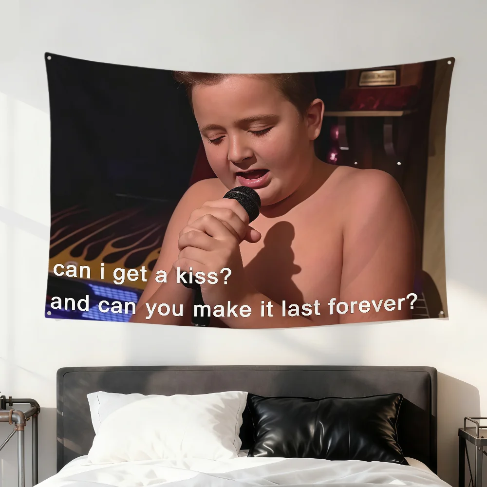 g-Gibby Singing Meme flag For Room Dorm Camping Party hogar Garage Living room bedside wall Decor Banner gift