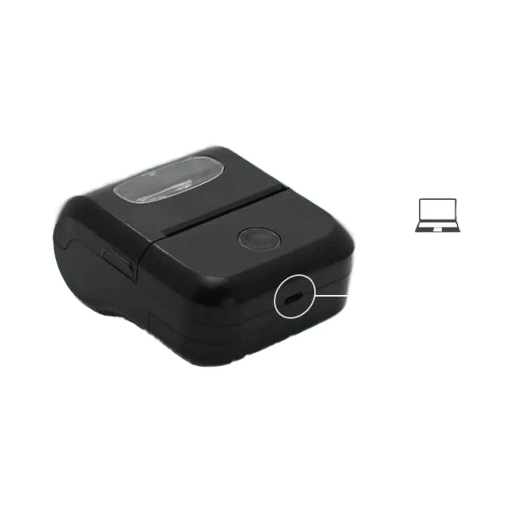 

58mm Portable Mini Mobile Thermal Printer, Wireless Receipt Printer with USB Mobile Bill Printer