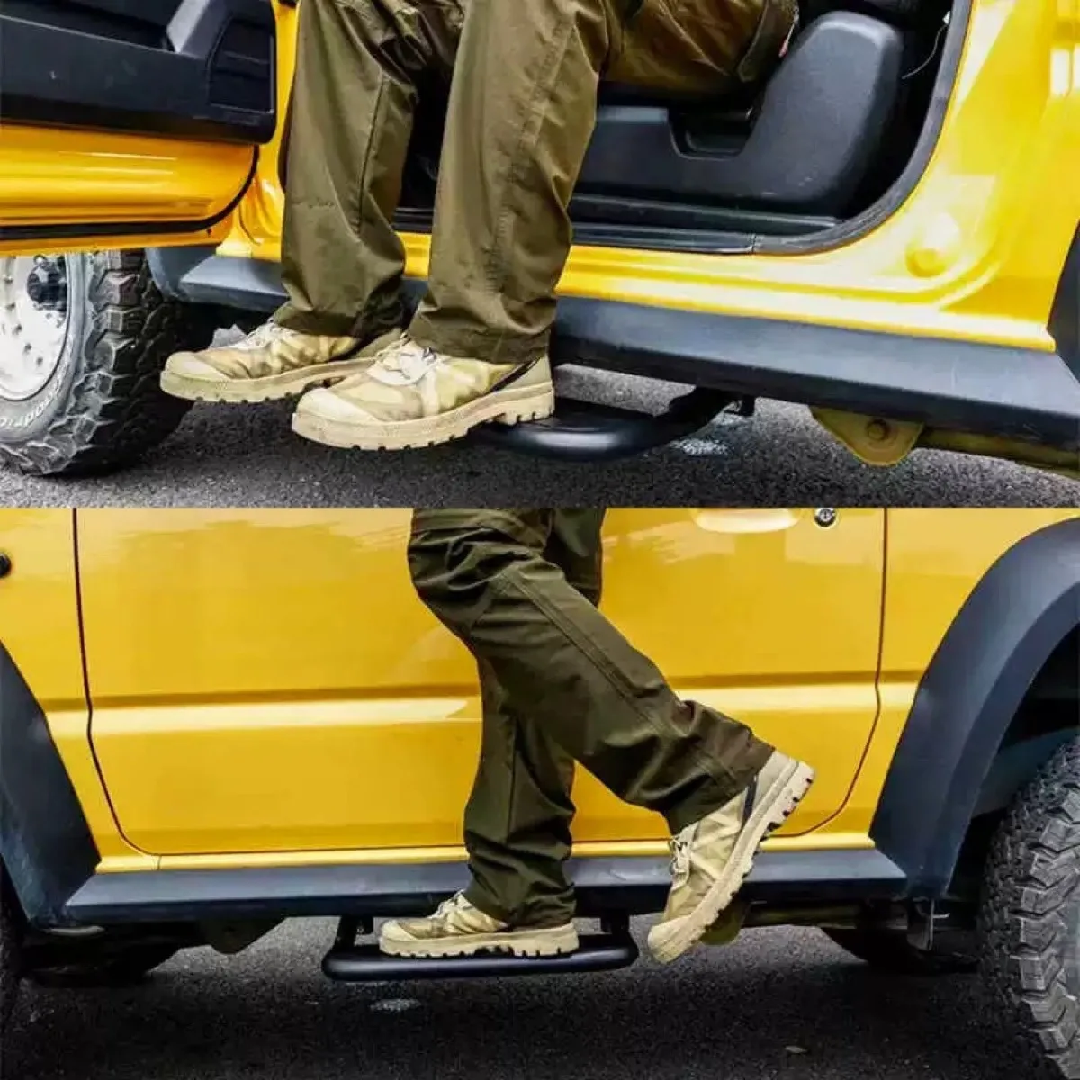 For Suzuki Jimny JB74 3-door 2018-2025 Foot Pedal Side Bar Collision Bar Accessories Side Pedal Modification