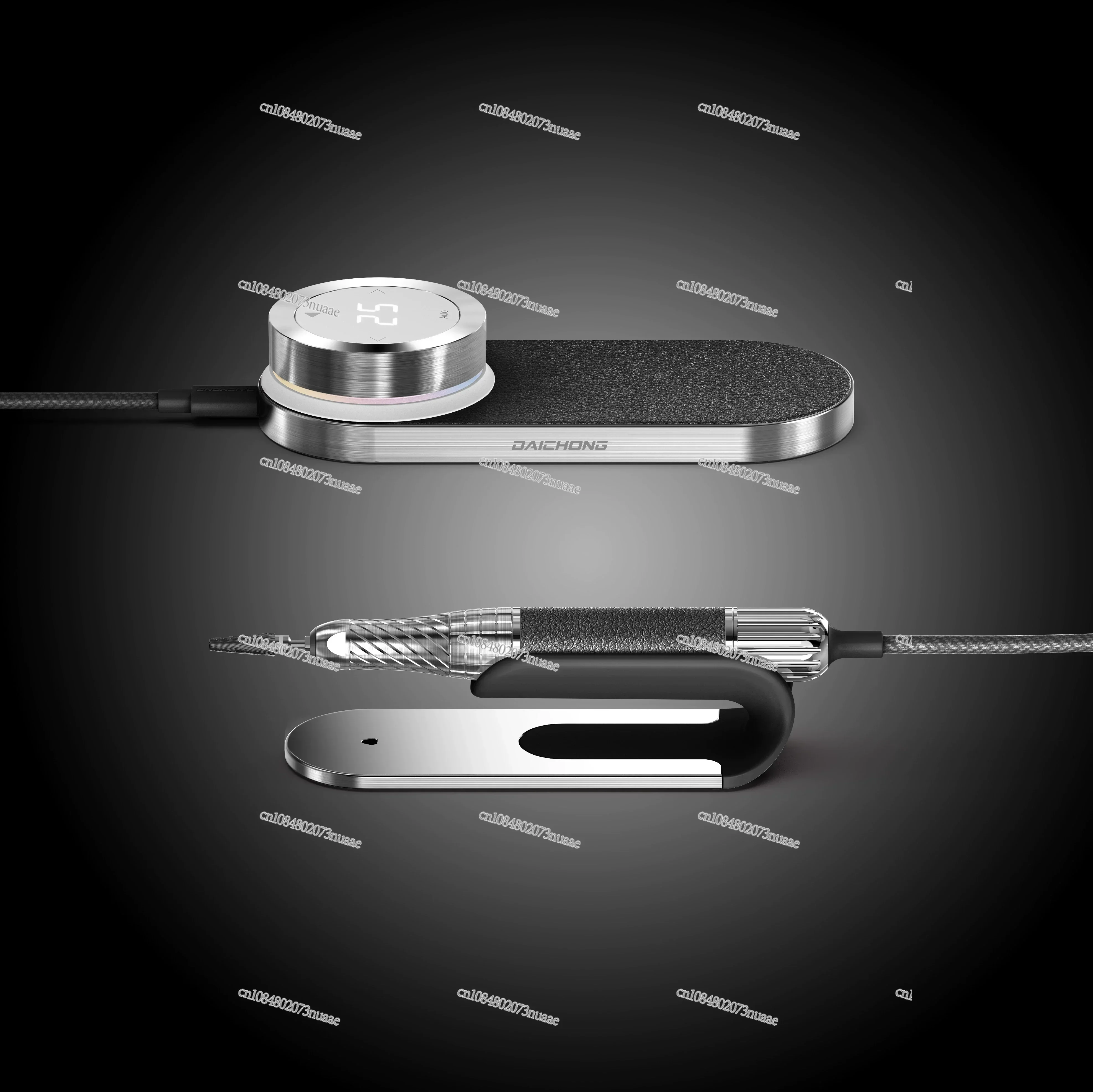 LAMWO DAICHONG 4ème artiste Salon de manucure léger Rechargeable perceuse à ongles lime Machine pour manucure pédicure blanc