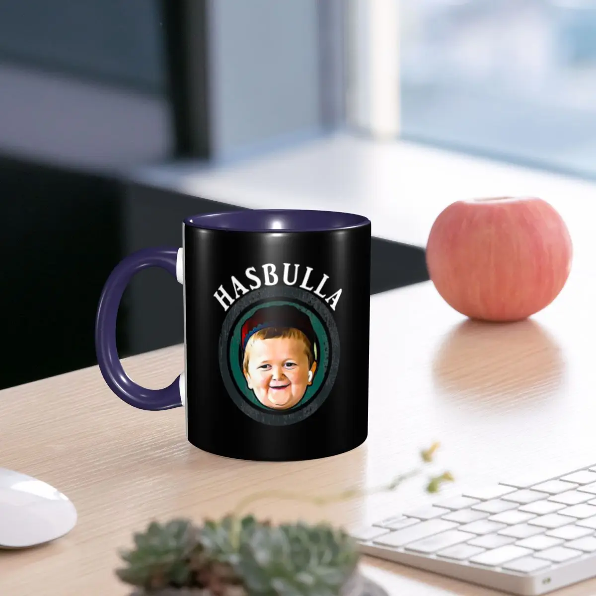 Funny Hasbulla Magomedov Hasbullah Smile Classic Mug Funny Ceramic Coffee Cups Tea Mugs Milk Cup Drinkware Gift for Woman Man