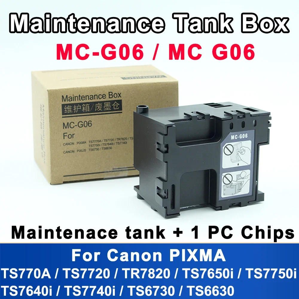 MC-G06 MC G06 Maintenance Tank Box For Canon Pixma TS7740i TS6730 TS6630 TS7680i TS7780i TS7780A TS7780 Printer Maintenance Tank