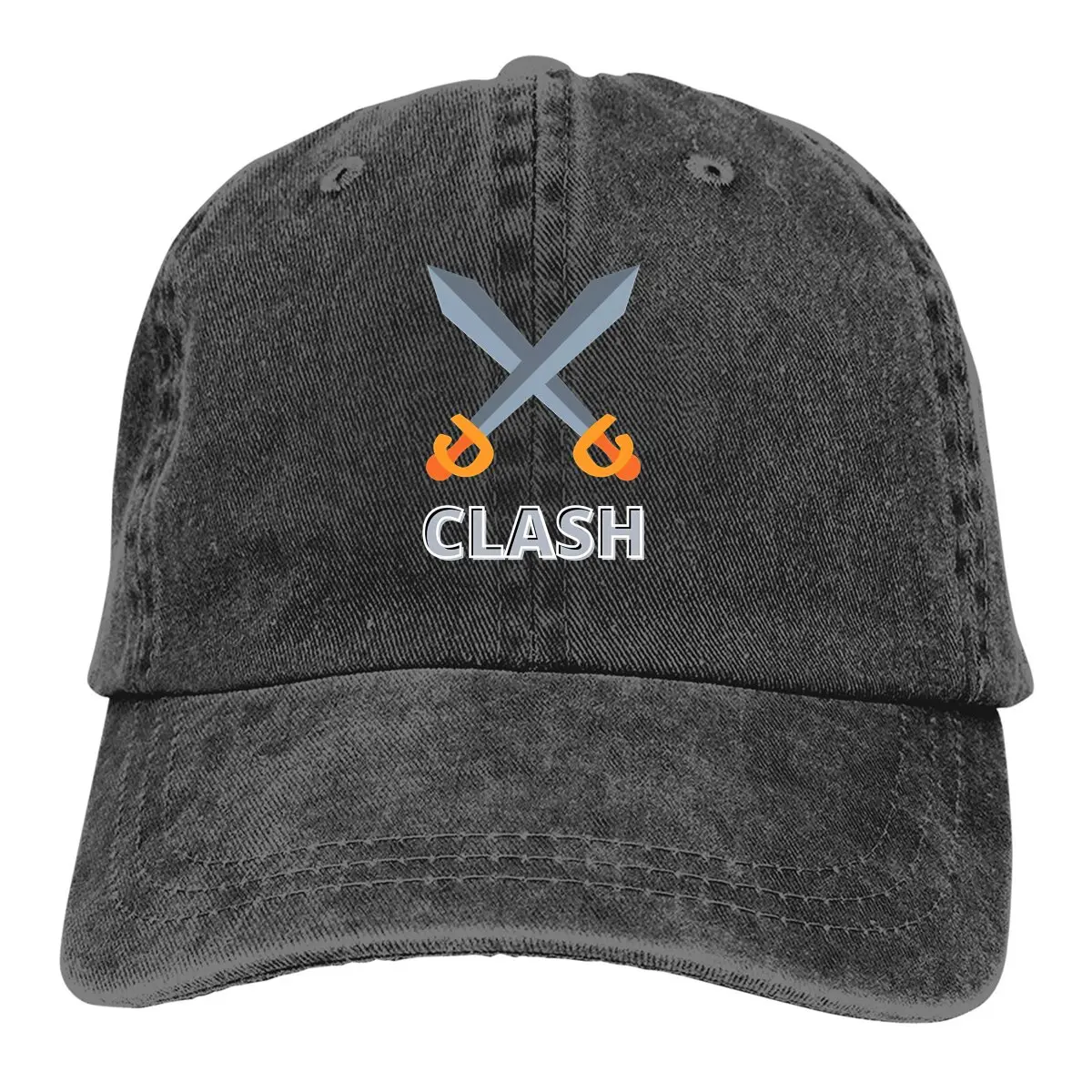 Clash Of ClansClash Royale  Let s Clash Graphic Washed distressed baseball Gift Golf Hats