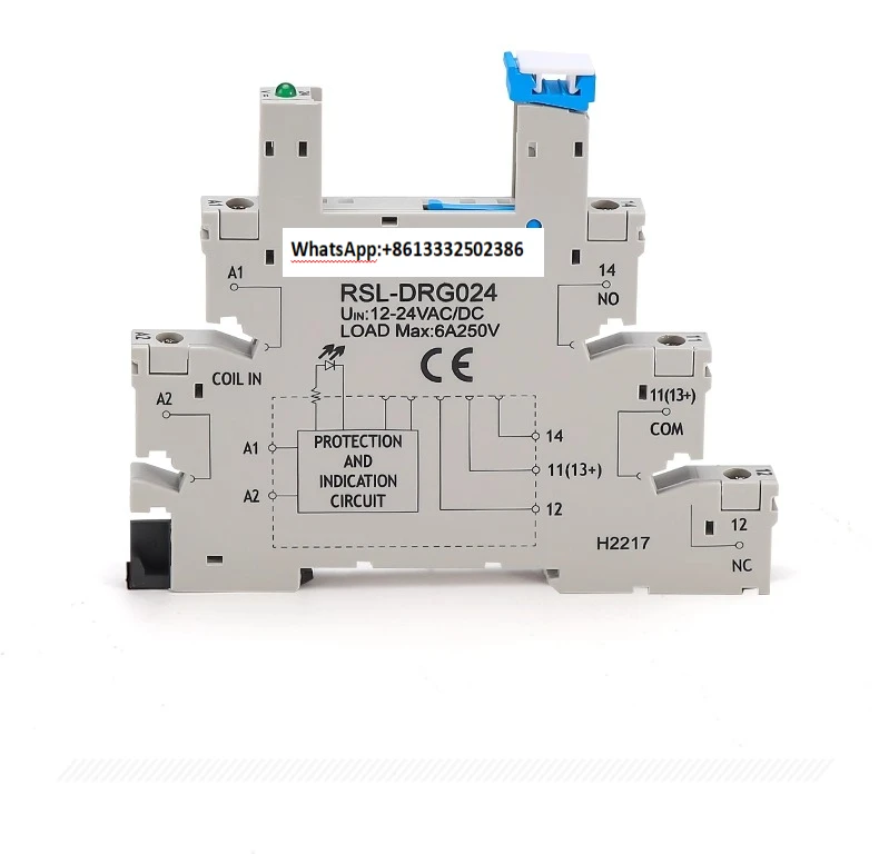 10Pcs Sheet Intermediate Relay Optical Isolation HF41F-24-ZS Interface Relay