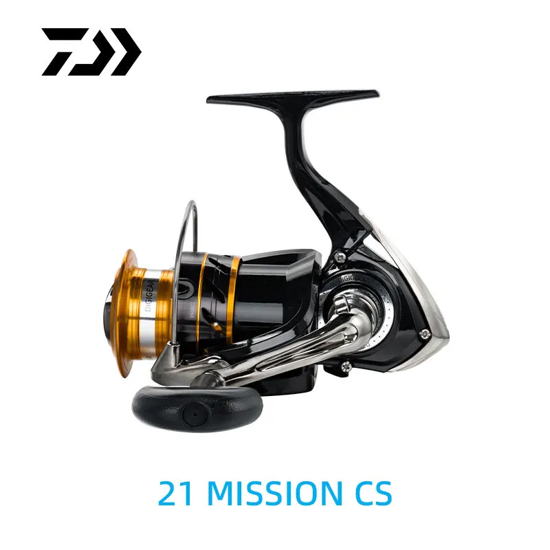 

2021 DAIWA Fishing Reel MISSION CS 2000 2500 3000 4000 New Size ABS Machined Aluminium Spool Power 3+1BB Folding Handle