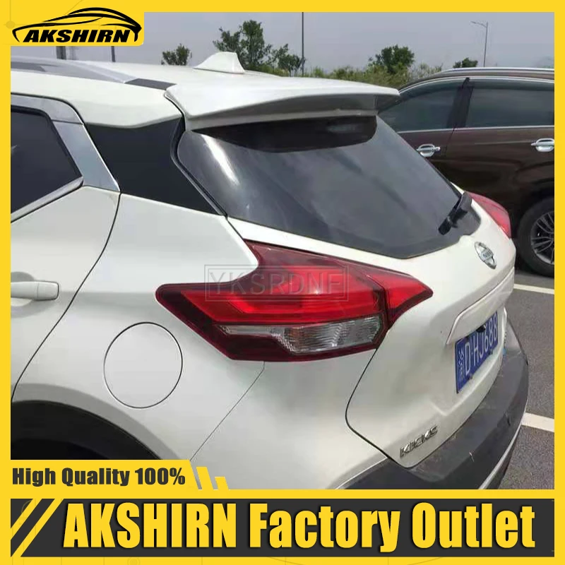 High Quality ABS PAINT REAR WING TRUNK LIP SPOILER FOR Nissan KICKS 2017 2018 2019 2020 Year