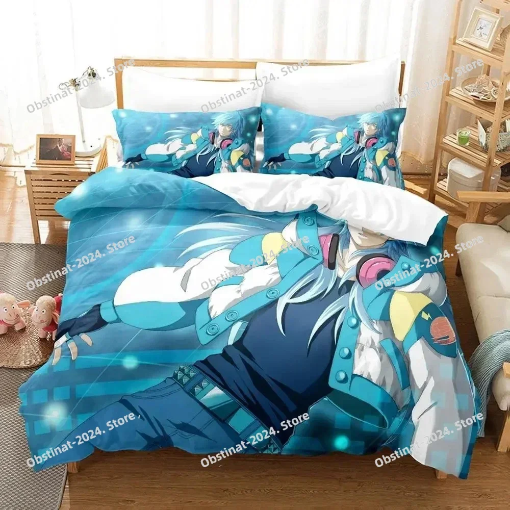 Anime DRAMAtical Murder Game Bedding Set Duvet Cover Full Queen King Size Pillowcase Bed Printed Bed Set Aldult Kid Single Twin
