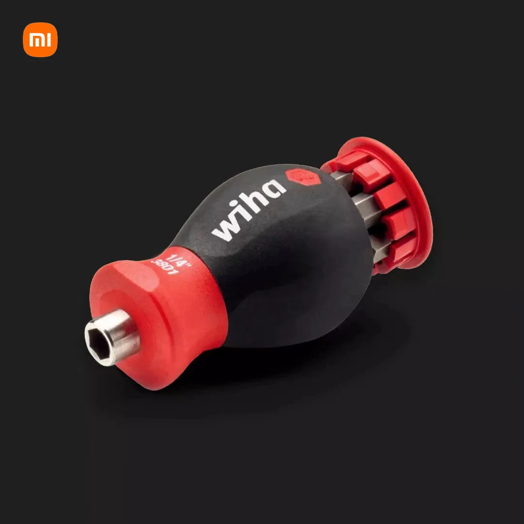 Xiaomi Wiha-chave de Fenda de Cabo Curto Bits de Precisão Kit Home Ferramentas de Reparação Acabamento Macio Aço Cromado Vanádio em 1