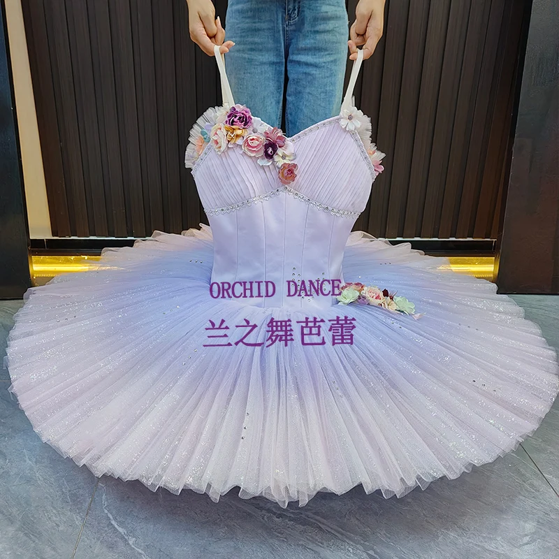 

BT2507135 Professional Custom Size Custom Color Kids Girls Women Adult Lilac Ballet Tutu Costumes