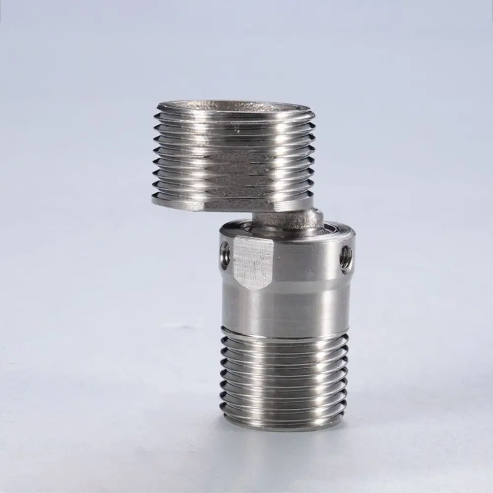 Angle Adjustment Faucet Angled Curved Foot 360° Rotatable Universal Thread Shower Faucet Adapter Eccentric Screw Corner