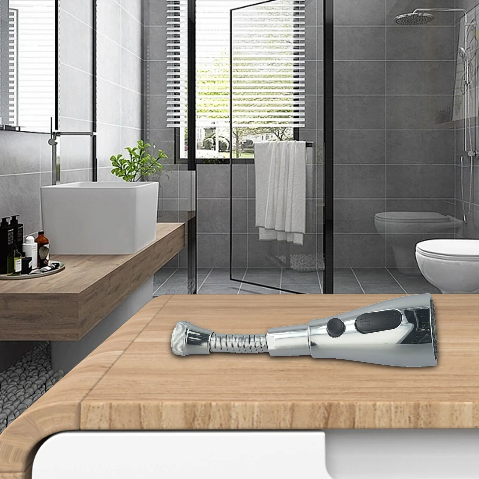 

Adjustable Water Volume Kitchen Kitchen Tap Spray Head 360° Rotatable Faucet Flow Mode High-Quality Material Rust Resistant