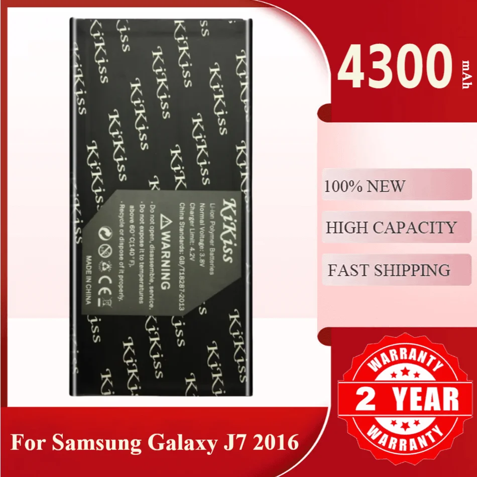 4300mAh For Samsung Galaxy J7 (2016 Edition) Phone Battery SM J710 J710F J710FN J710M J710H J7(2016) DUOS EB-BJ710CBC