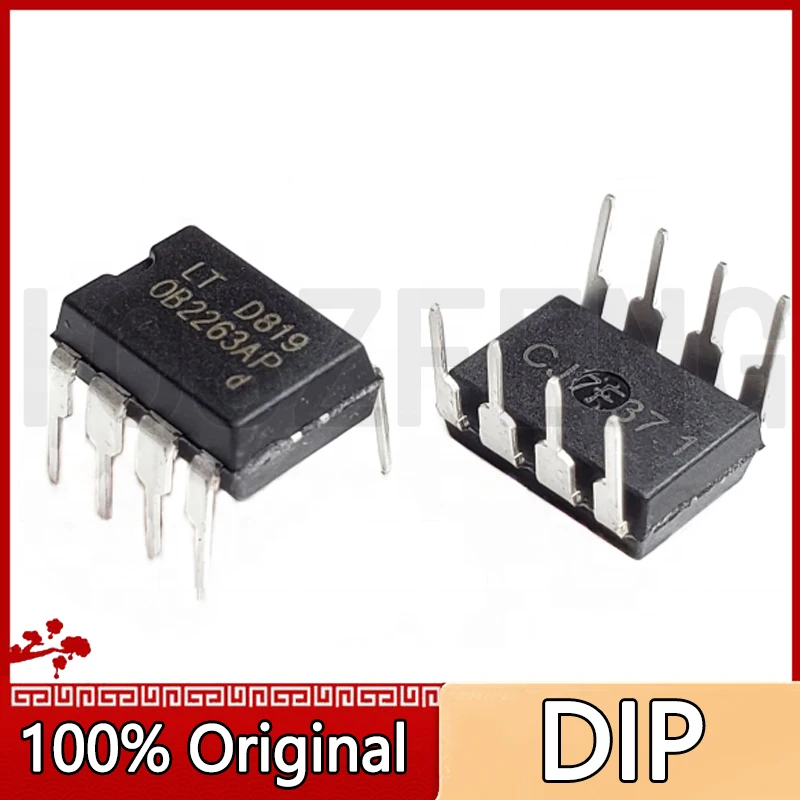 10Pcs/lot New OB2263AP DIP-8 2263AP 0B2263AP OB2263 OB2263P IC