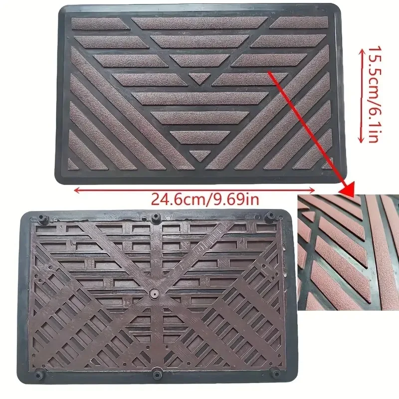 

Durable Pedal Mat For Left-Hand Drive Floor Mat Car Interiors Protective Pad Universal PVC Car Floor Mat Anti-Slip Foot Pads