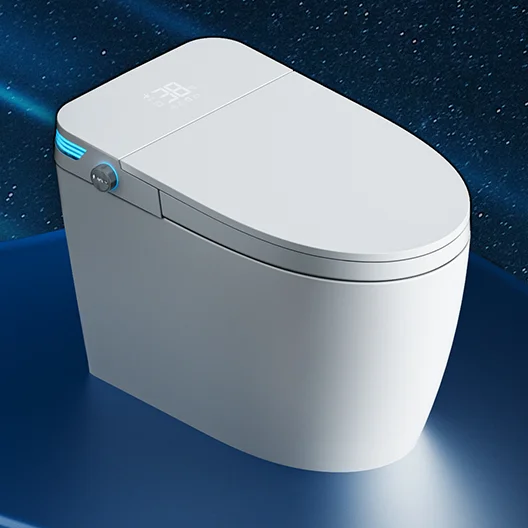 

Luxury Modern Intelligent Smart Bidet Toilet With Smart Sensor Flush Heated Seat Auto Open Lid S-Trap WC For The Bathroom