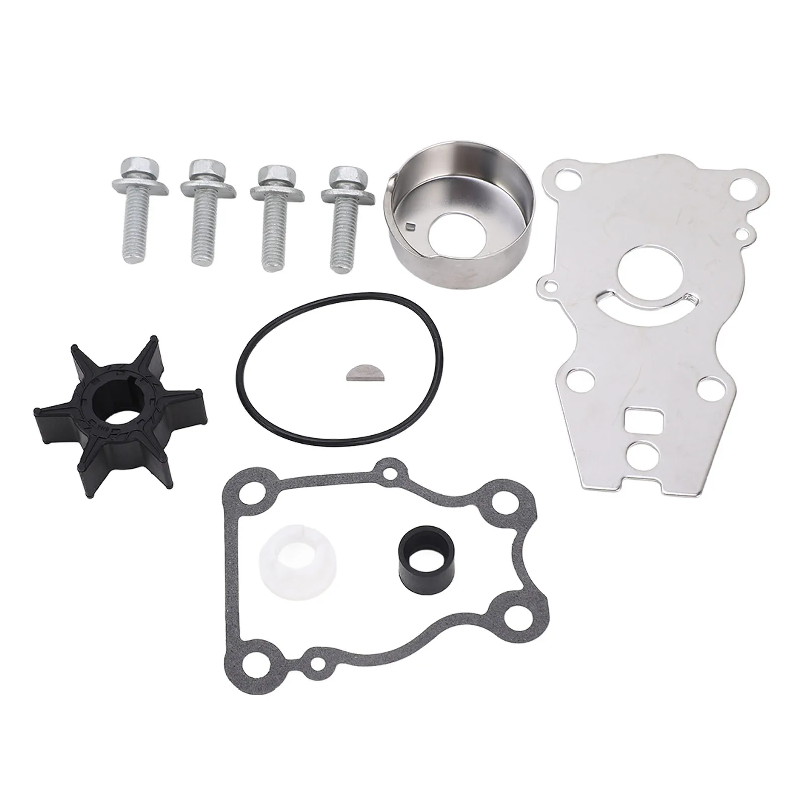

Outboard Water Pump Impeller Repair Kit 66T‑W0078‑00 - Boat Marine Water Pump Repair Kit - for 25HP 30HP 40HP - Marine Accessory