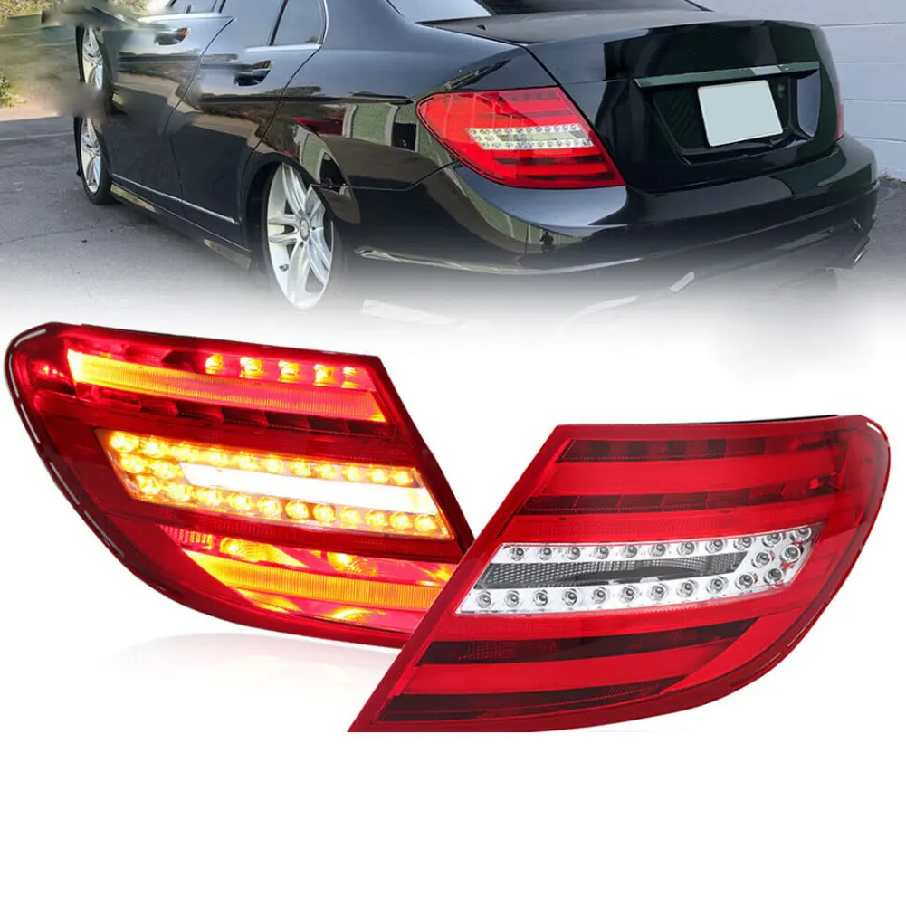 

LED Tail Light Rear Brake Lamp With Back Heat Sink Taillights Assembly Compatible For 204 11-14 Years 2049060603 Acesssories