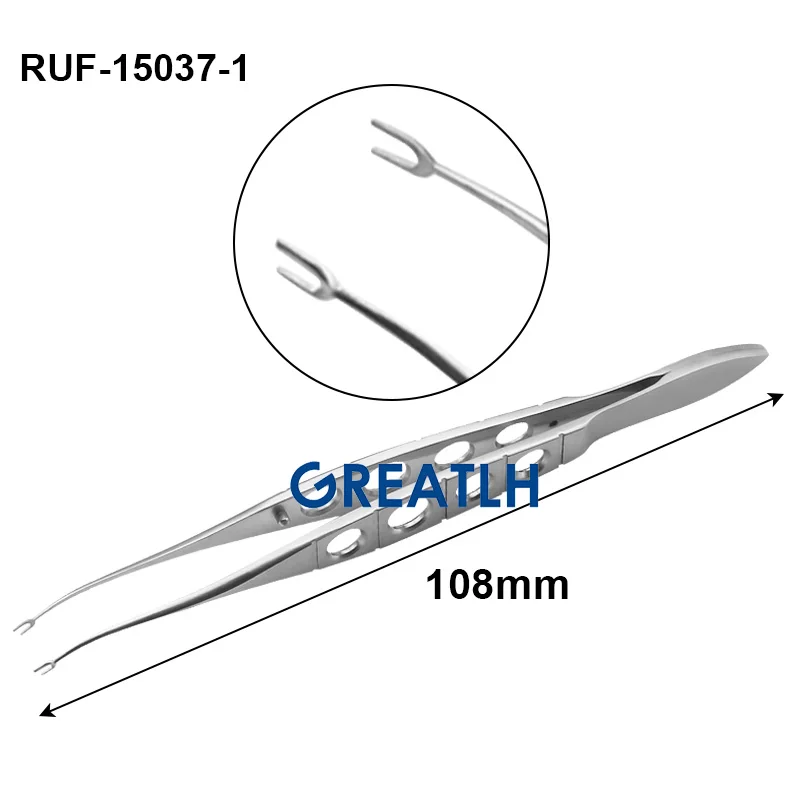 Stainless/Titanium LASIK Retreatment Forceps Autoclavable Ophthalmic Eye Instrument