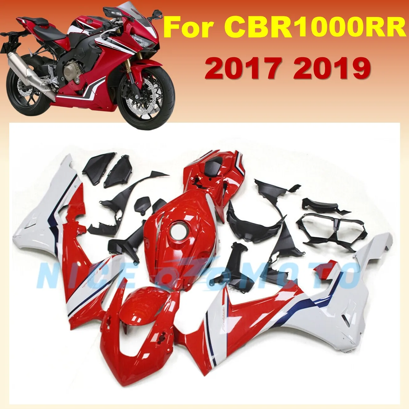 Full Set Fairing kit For CBR1000RR 2017 2018 2019 CBR1000 RR CBR 1000RR 17 18 19  Motorcycle Aftermarket Injection Mold fairings