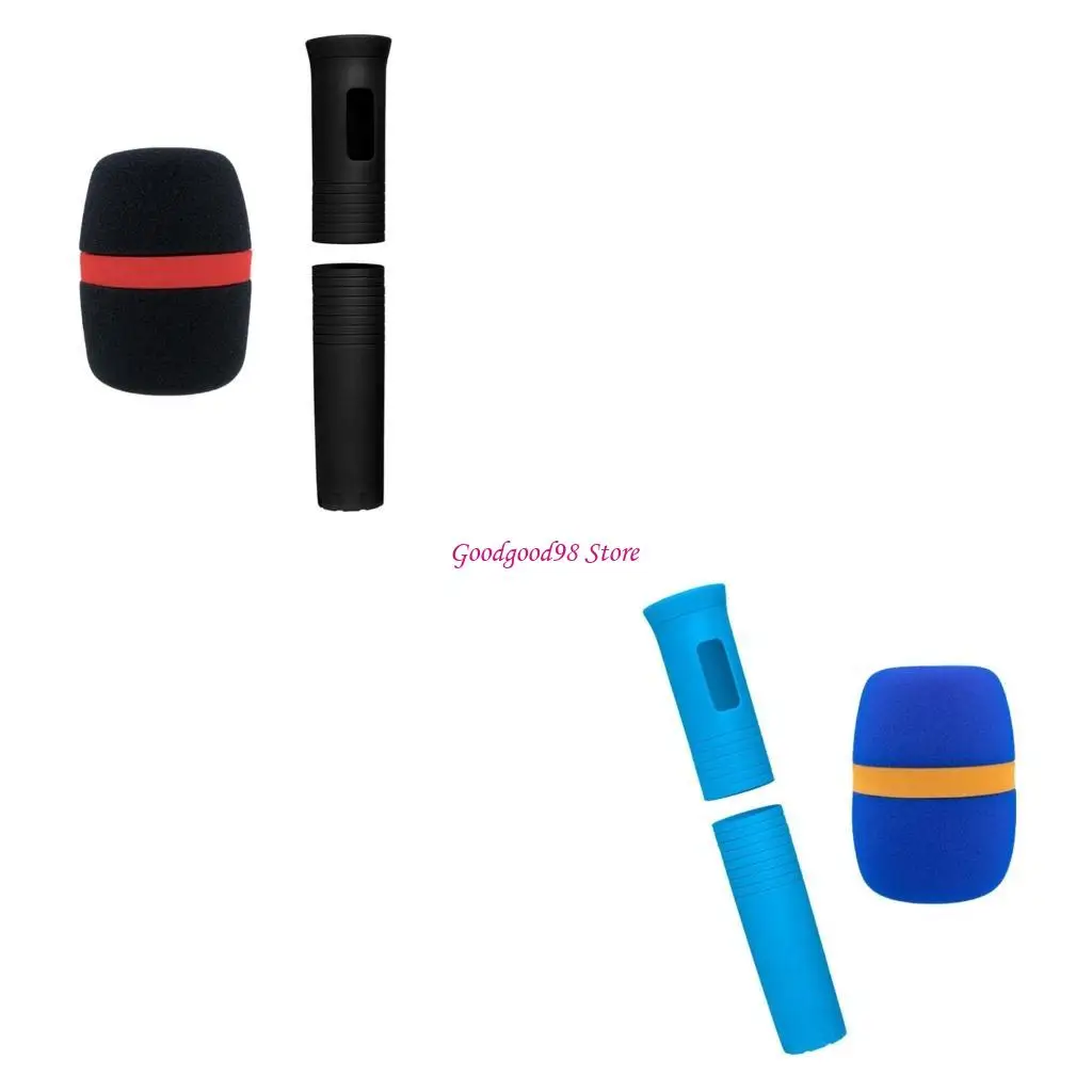 

Enhanceds Noise Reductions Microphones Cover and Windproof Foam for Clear Sound W8EC