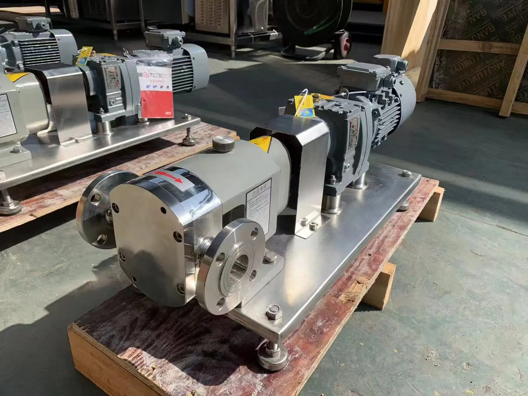 KDZ Wholesale High Quality Horizontal Electric Food Grade High Viscosity High Temperature Lobe Rotary Pump