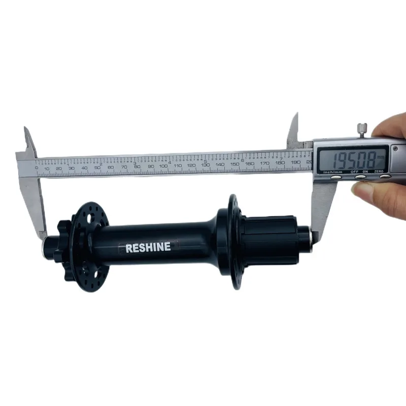 RESHINE Thru-Axle Hub Suitable for 20-26 Inch Cassette-equipped Fat-tire Snow Bikes E-bikes and Fat Bikes Bearing Hub HG Freehub