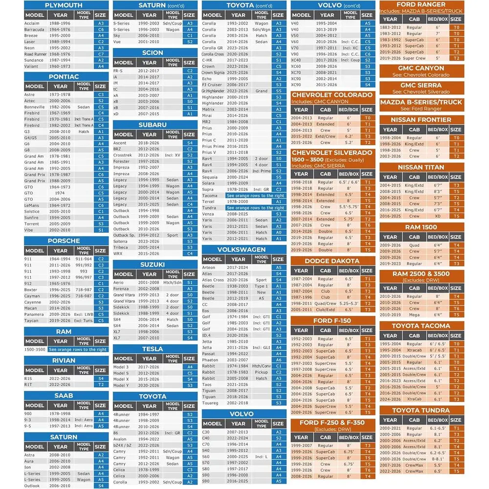 غطاء سيارة مقاوم للماء مكون من 10 طبقات لجميع الأحوال الجوية لسيارات الدفع الرباعي، سيدان - مقاس A4 (يرجع إلى مخطط الحجم) #6